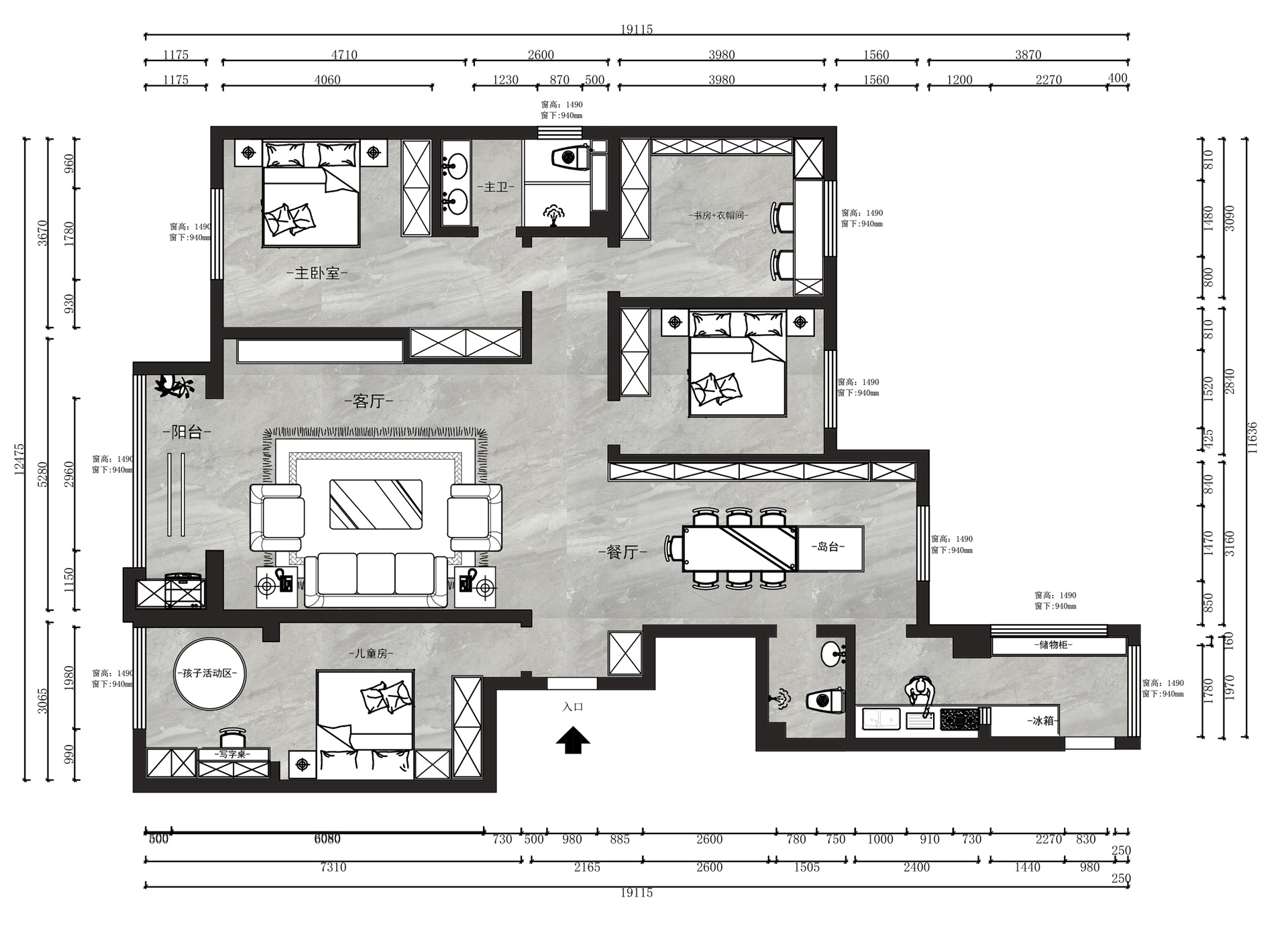 邢臺(tái)和園/197㎡/現(xiàn)代