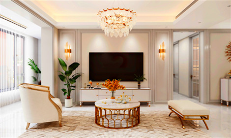 保利時(shí)光/130㎡/美式