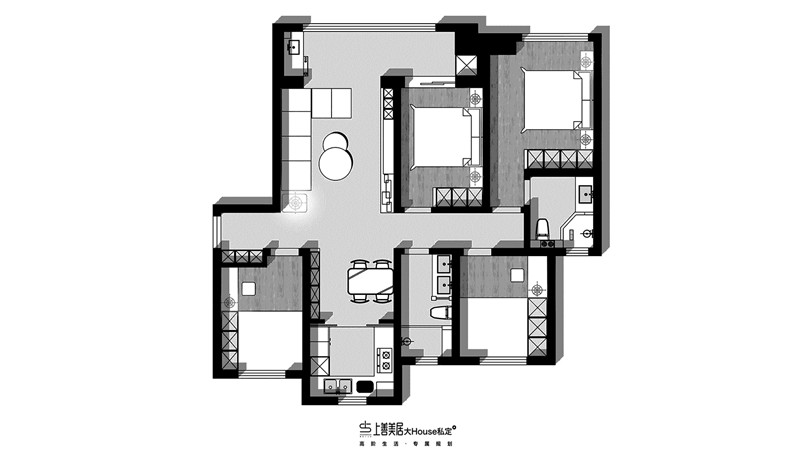 保利時(shí)光/130㎡/美式