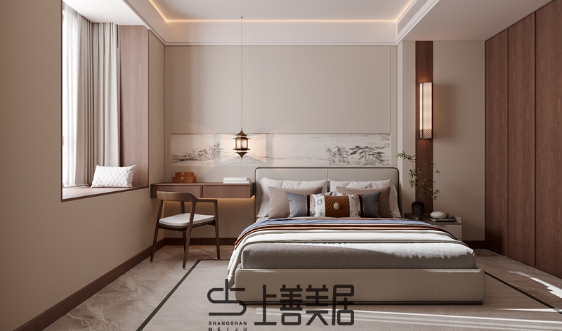 豐瑞苑四室兩廳宋式美學(xué)裝修設(shè)計