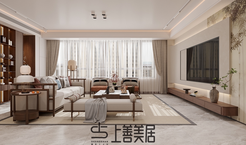 豐瑞苑170平宋式美學(xué)效果圖1