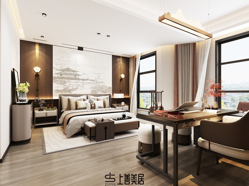 江水西岸500平聯(lián)排別墅裝修效果圖7