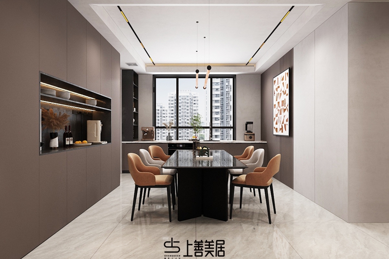 正基九宸251平四室兩廳意式極簡裝修設計