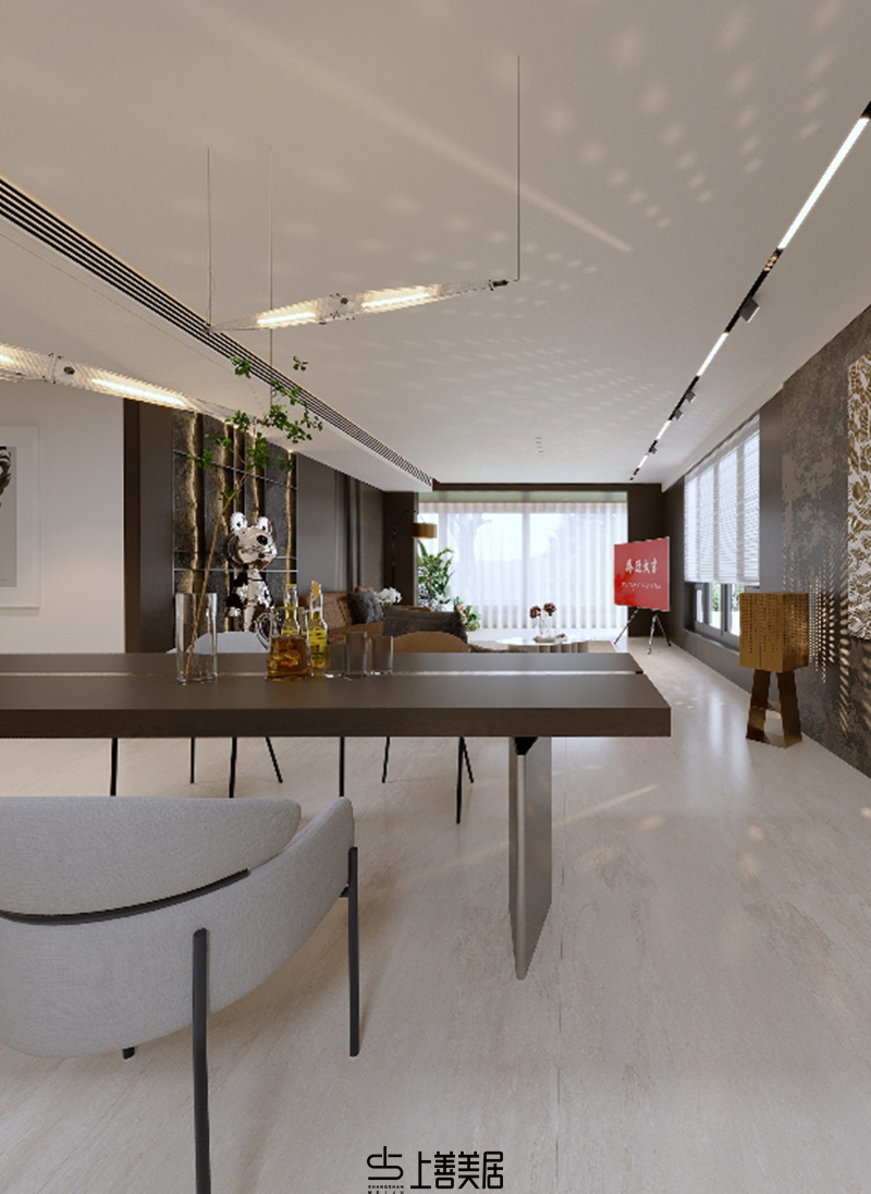 瑞凝府211㎡三室兩廳設計案例