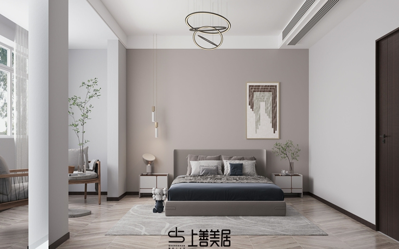 秀水名邸200平米新中式裝修案例