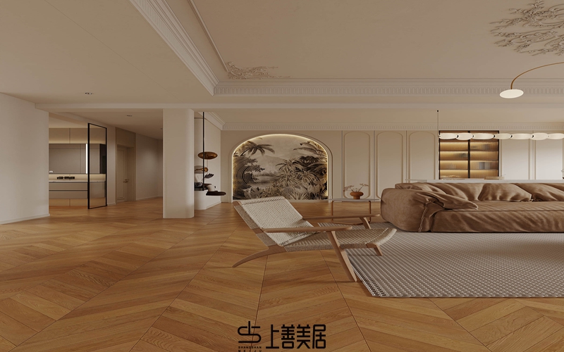 欒城林蔭春天170平米法式裝修設(shè)計(jì)