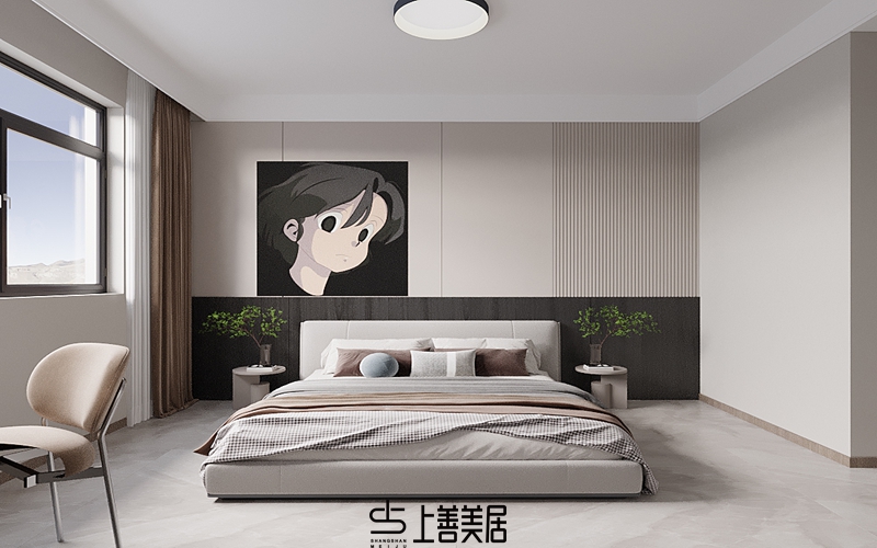 國(guó)仕山140㎡現(xiàn)代簡(jiǎn)約裝修效果圖