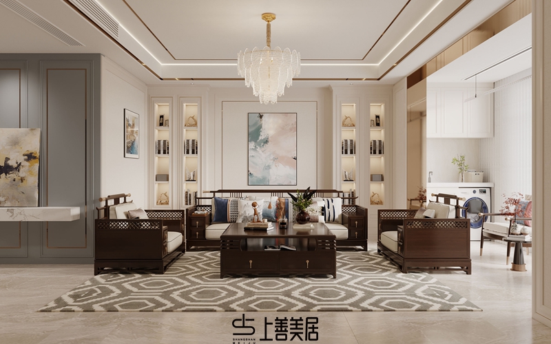 德賢華府160平簡歐風(fēng)格裝修設(shè)計7