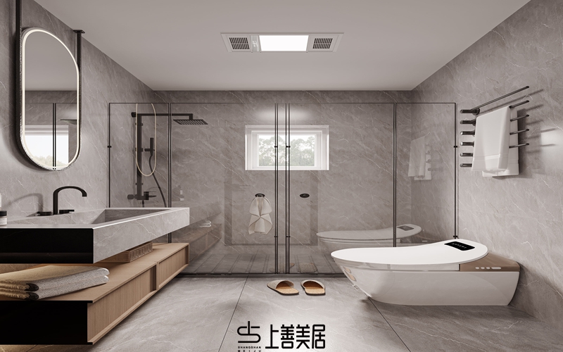 孔雀城350㎡田園風(fēng)別墅裝修設(shè)計