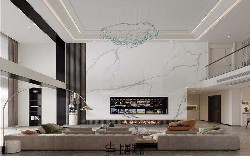 保定康城紫玉府140現(xiàn)代簡約風(fēng)格案例