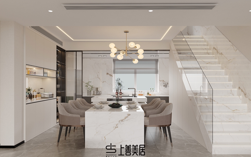 保定康城紫玉府140現(xiàn)代簡約風(fēng)格案例