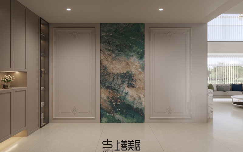 保定康城紫玉府140㎡輕奢裝修案例