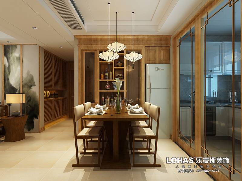 玫瑰灣/140㎡/新中式