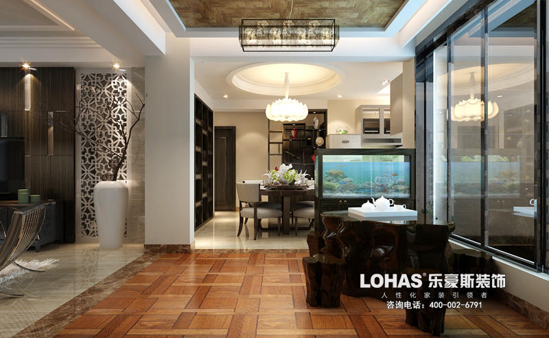 上東花園三室兩廳139㎡現(xiàn)代風(fēng)格