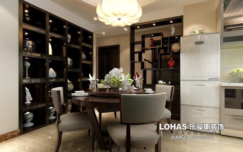 上東花園三室兩廳139㎡現(xiàn)代風(fēng)格