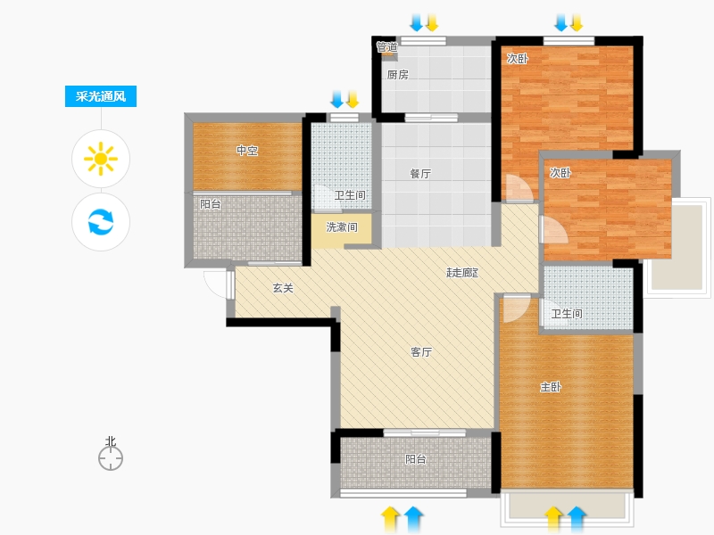 采光通風(fēng)圖 采光通風(fēng)圖