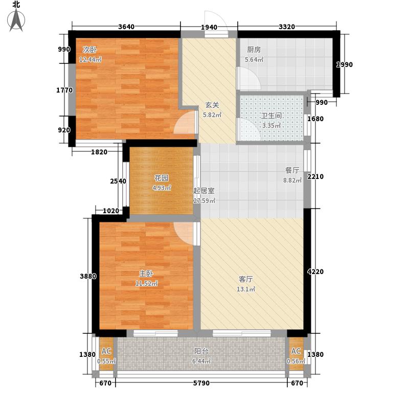 國(guó)源和天下2室0廳1衛(wèi)1廚105.00㎡戶(hù)型圖