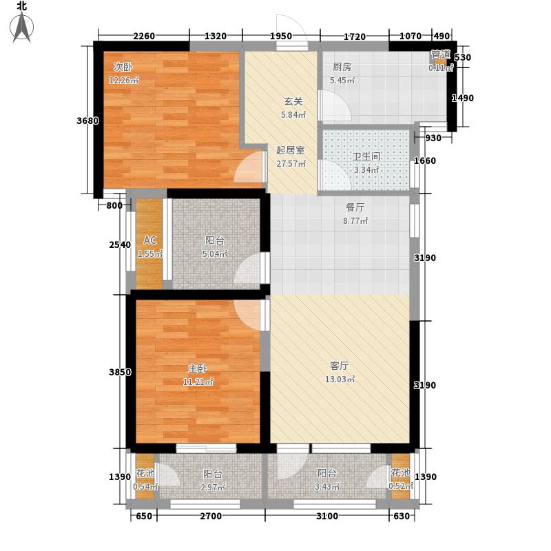 國(guó)源和天下2室0廳1衛(wèi)1廚107.00㎡戶(hù)型圖